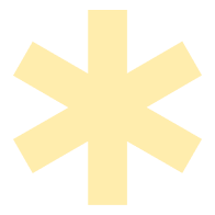 A yellow star symbol on a black background.